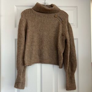 Brown drop shoulder sweater - Size S (NWT)